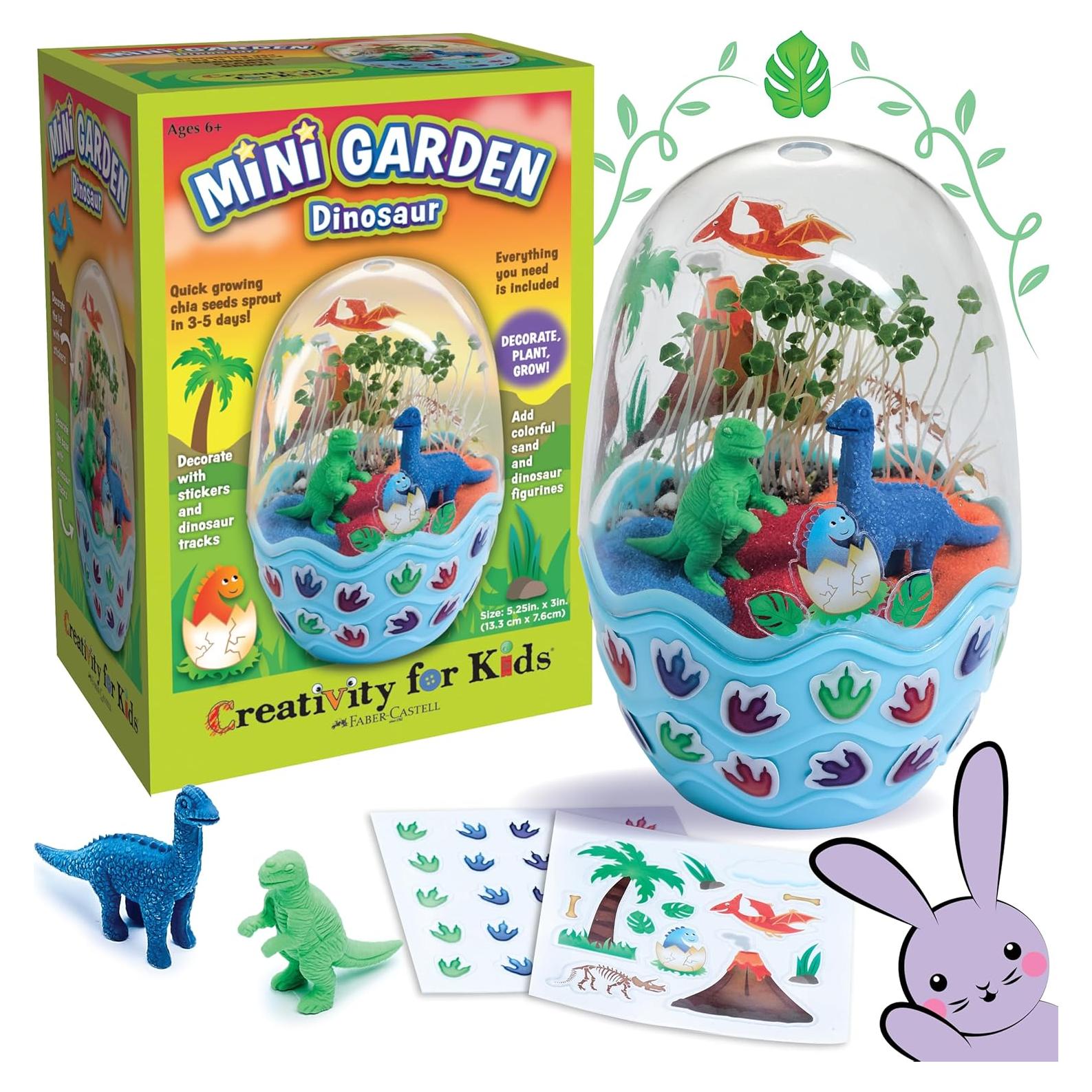 Mini Jardín Dinosaurio Creatividad para Niños - Kit Terrario