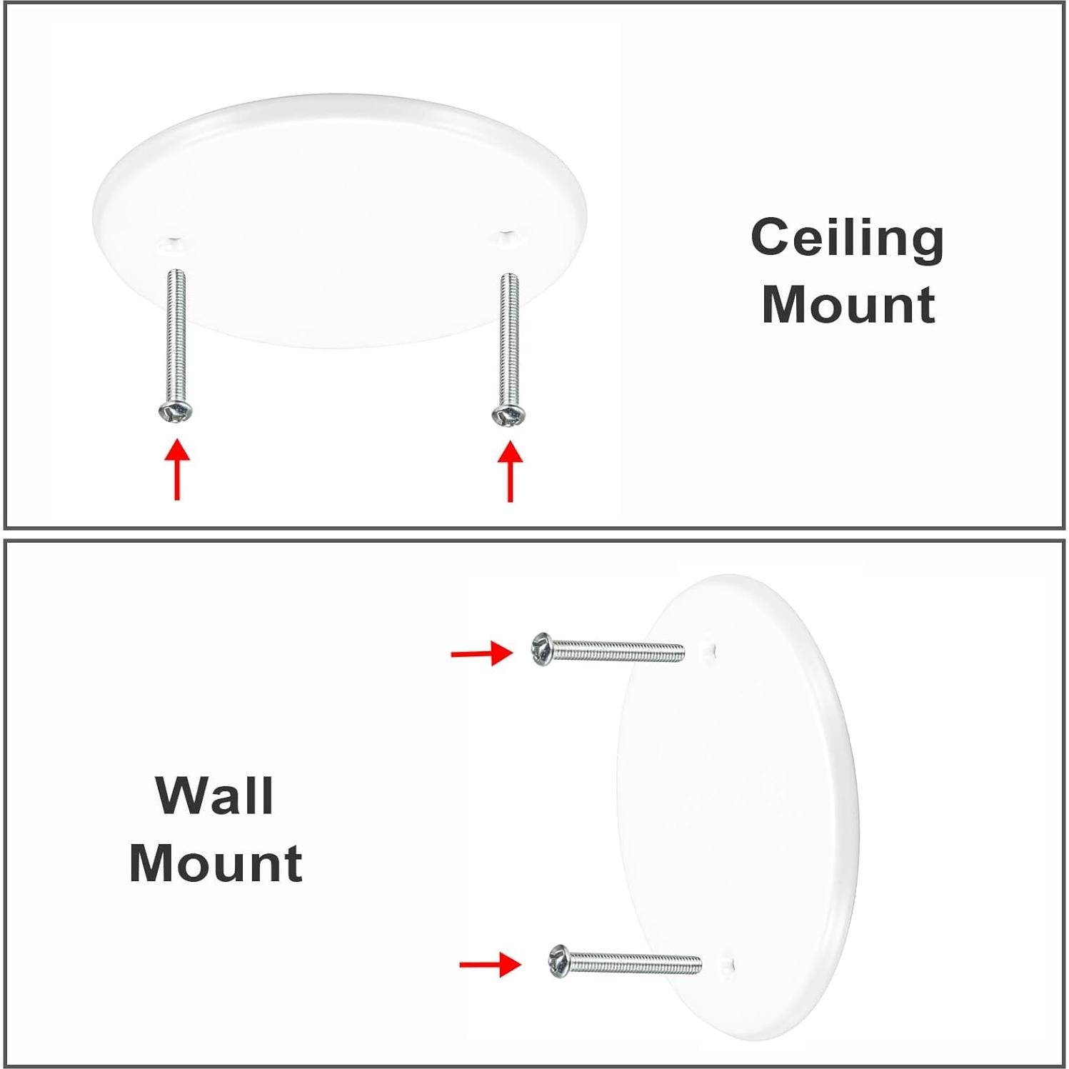 Placas de Cubierta de Techo Redondas OwnMy 2 Paquetes 12.8cm