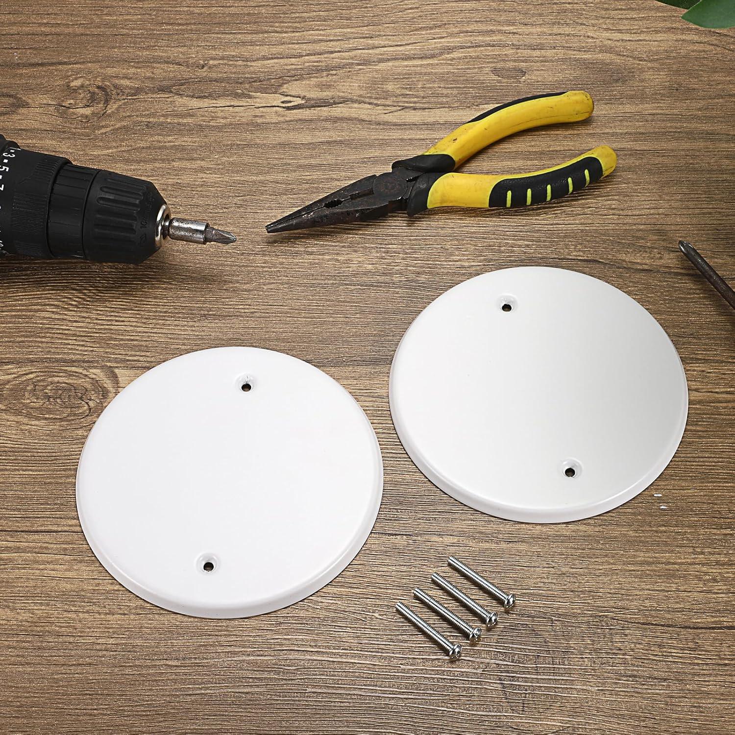 Placas de Cubierta de Techo Redondas OwnMy 2 Paquetes 12.8cm