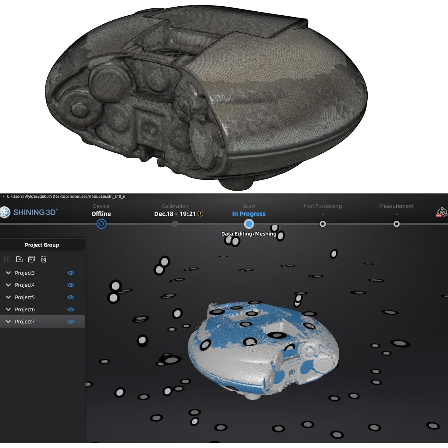 Puntos de Escaneo 3D PargaDeco 300 Piezas Reflectantes