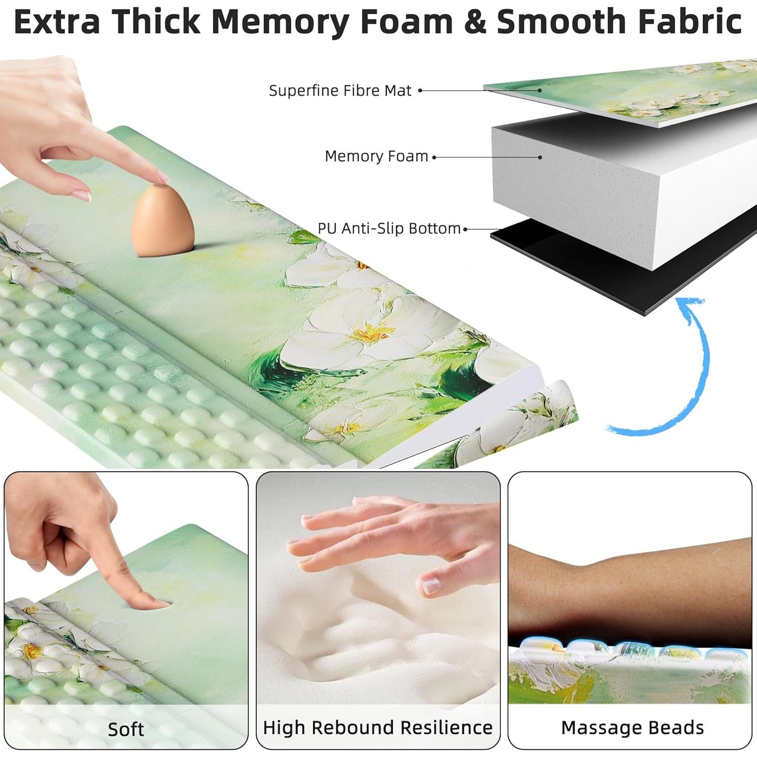 Soporte Ergonómico para Teclado Ospelelf Anémona 0.99 kg