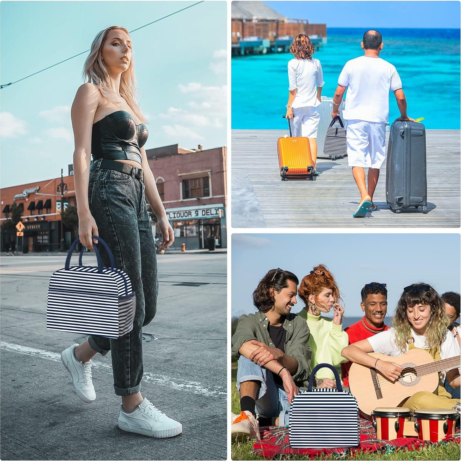 Bolsa de Almuerzo Térmica DALINDA Azul Marino - Reutilizable y Ligera