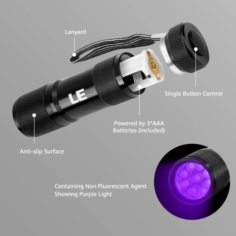 Linterna UV Lighting EVER LE-395, Compacta y Portátil