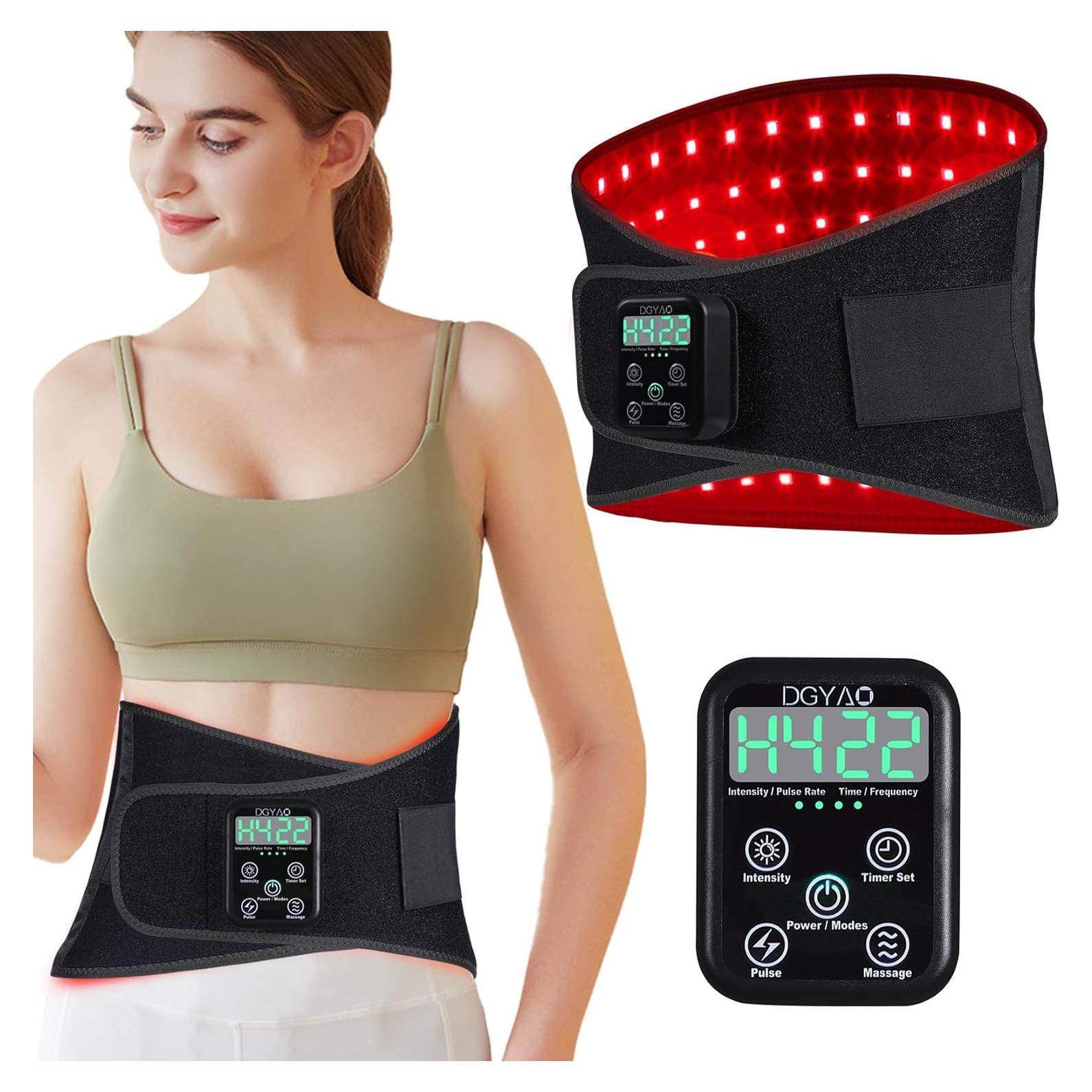 Cinturón de Terapia de Luz Roja TUOB 10000mAh con Masaje