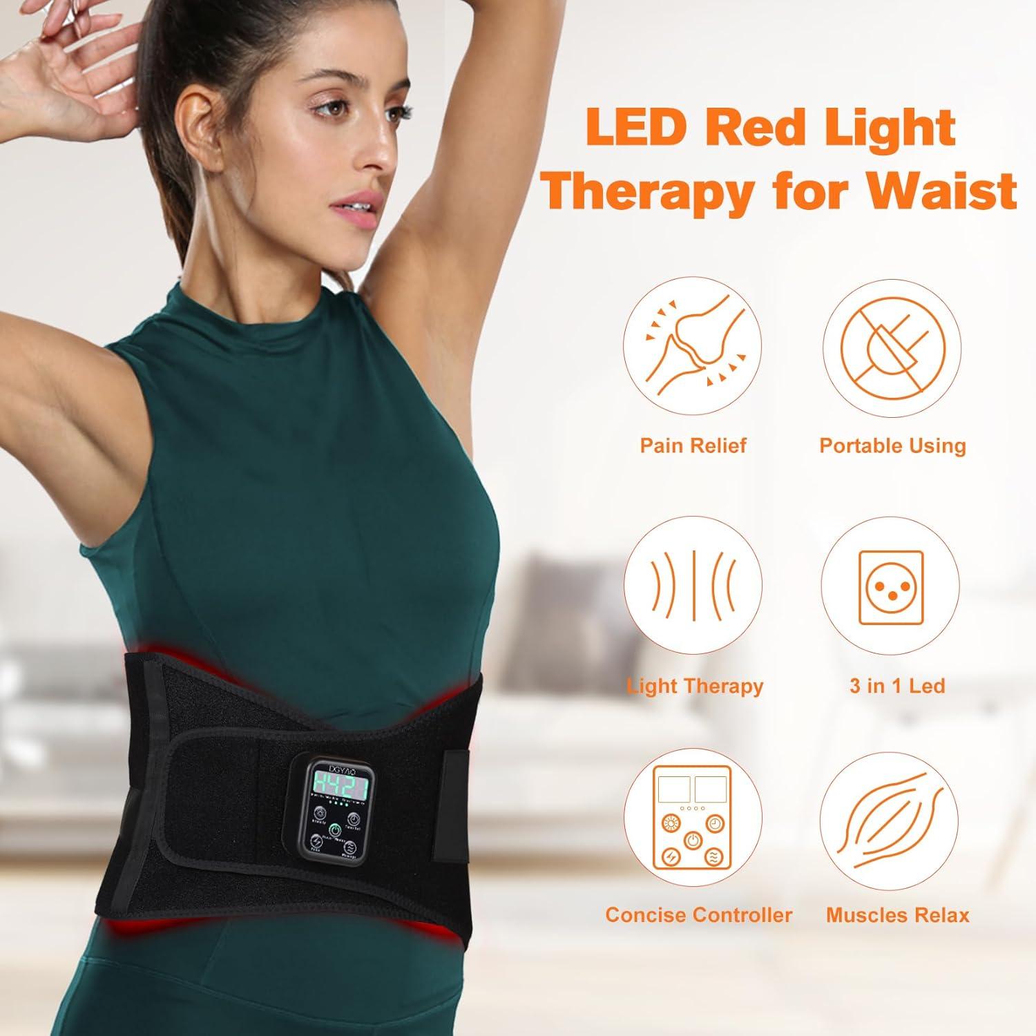 Cinturón de Terapia de Luz Roja TUOB 10000mAh con Masaje