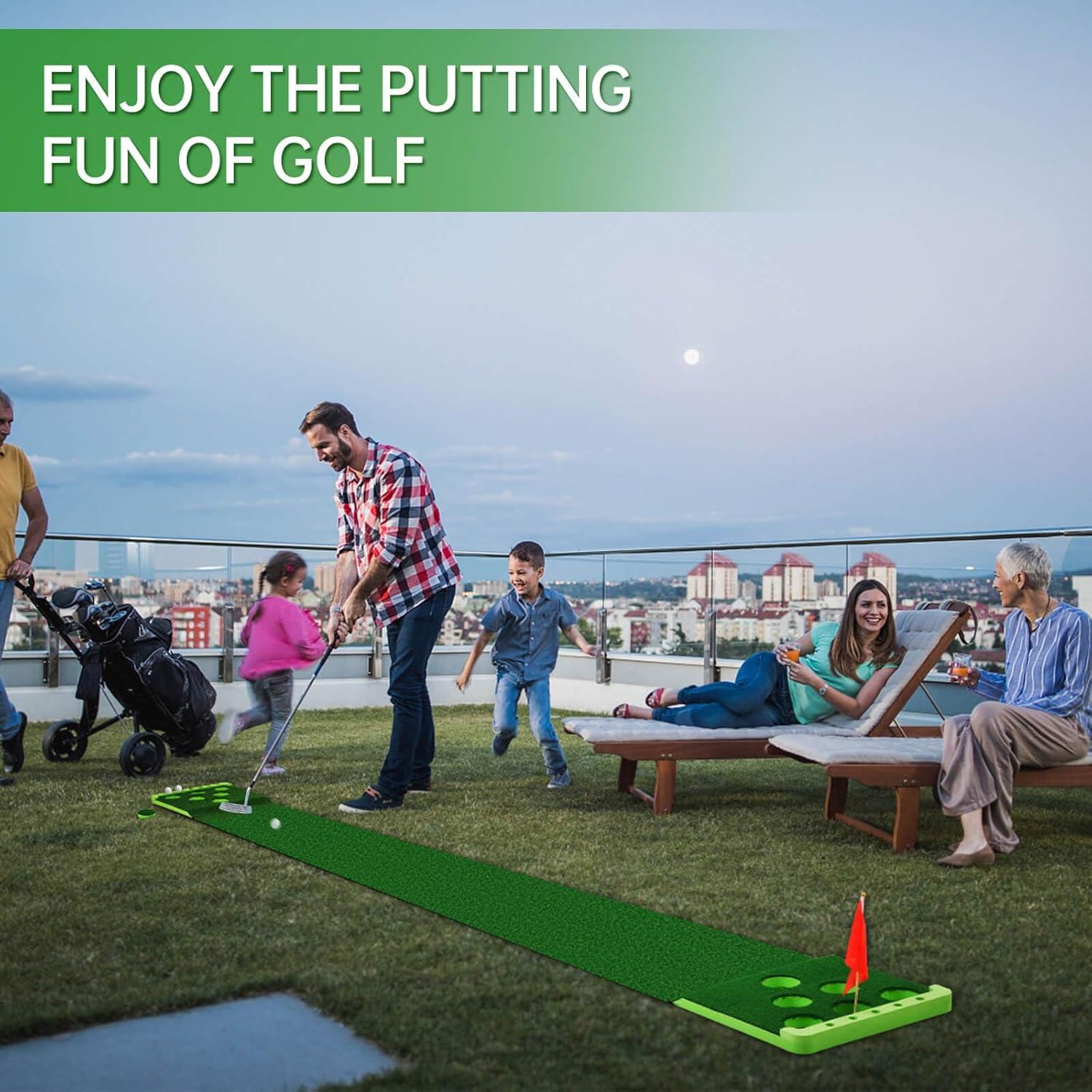 Juego de Golf Pong Sagsewful con 6 Copas y Bolsa Portátil