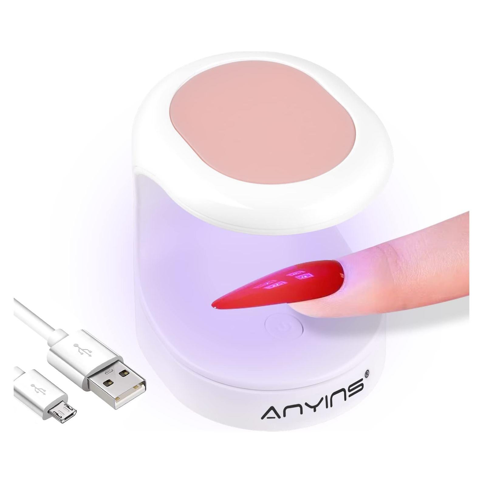 Lámpara UV para Uñas de Gel ANYINS 16W Portátil