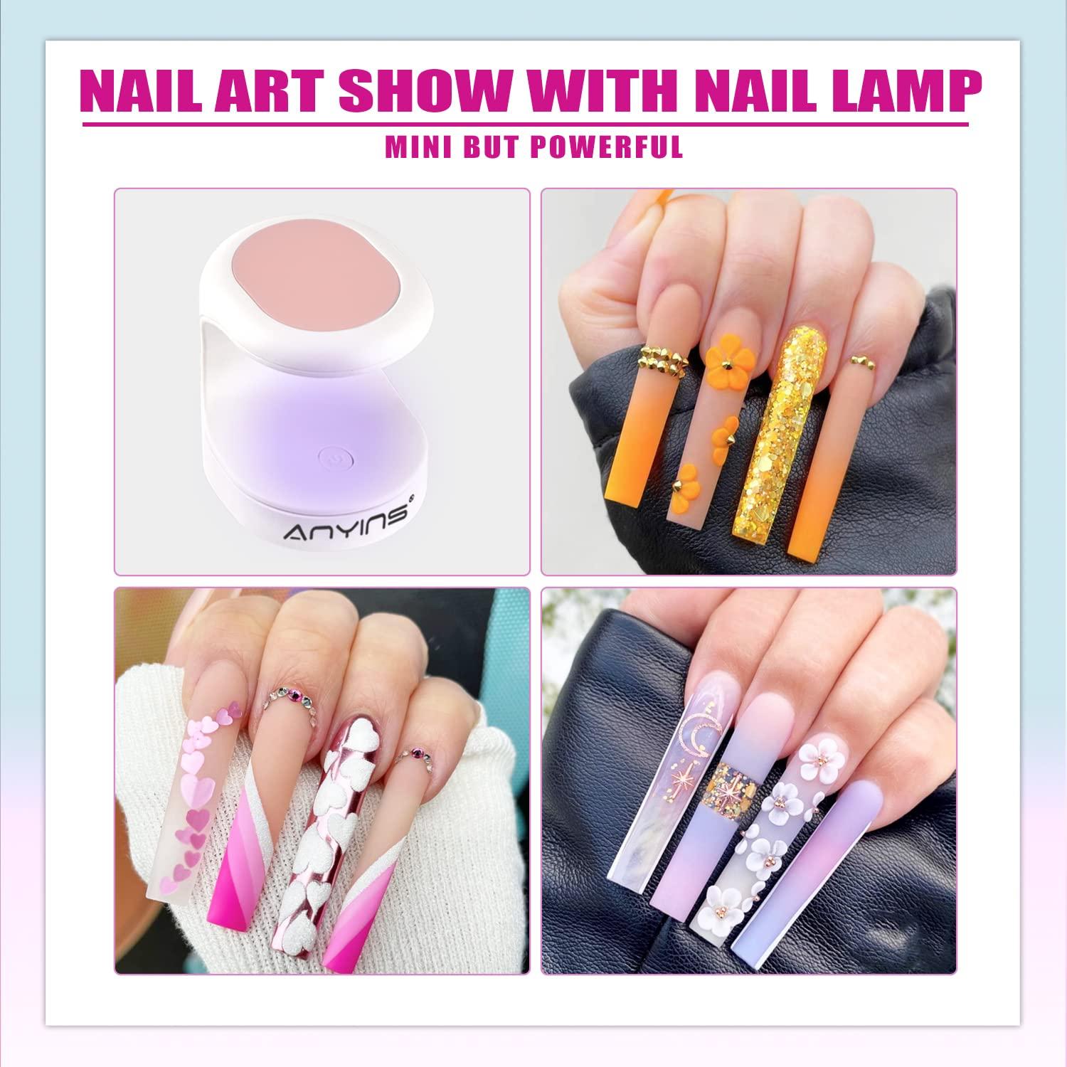 Lámpara UV para Uñas de Gel ANYINS 16W Portátil