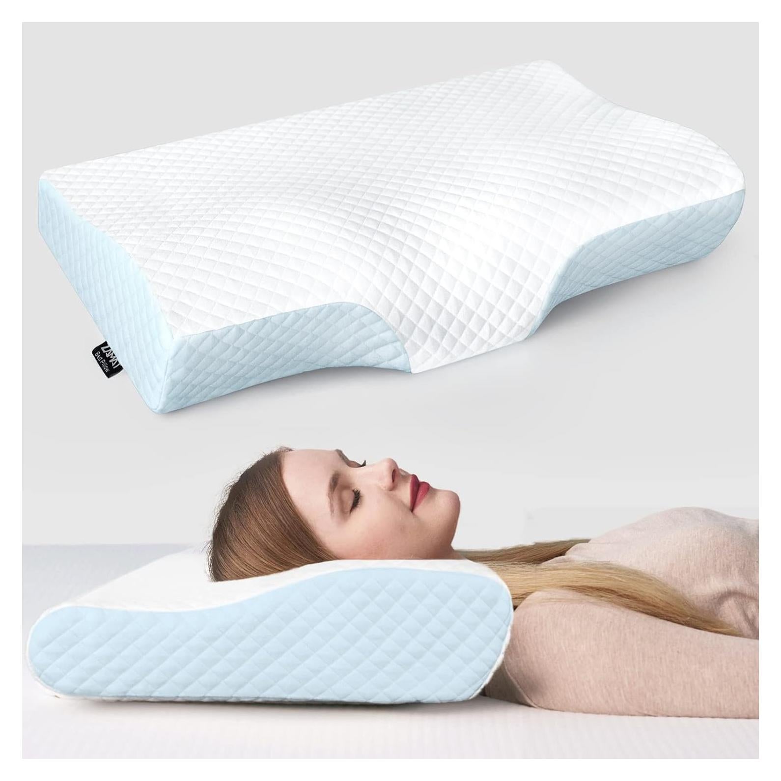 Almohada Cervical Ajustable ZAMAT Espuma Viscoelástica 53x35cm