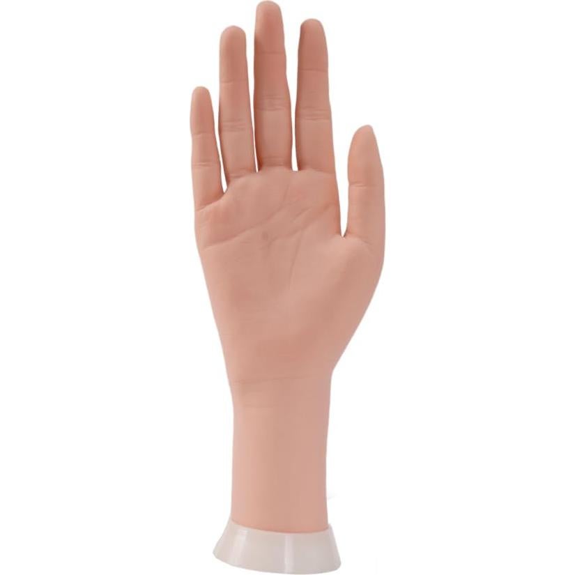 Mano de Práctica Derecha ZhuoYi para Uñas Acrílicas con Soporte