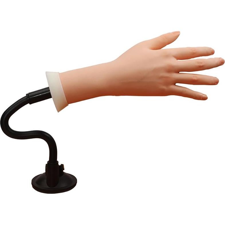 Mano de Práctica Derecha ZhuoYi para Uñas Acrílicas con Soporte