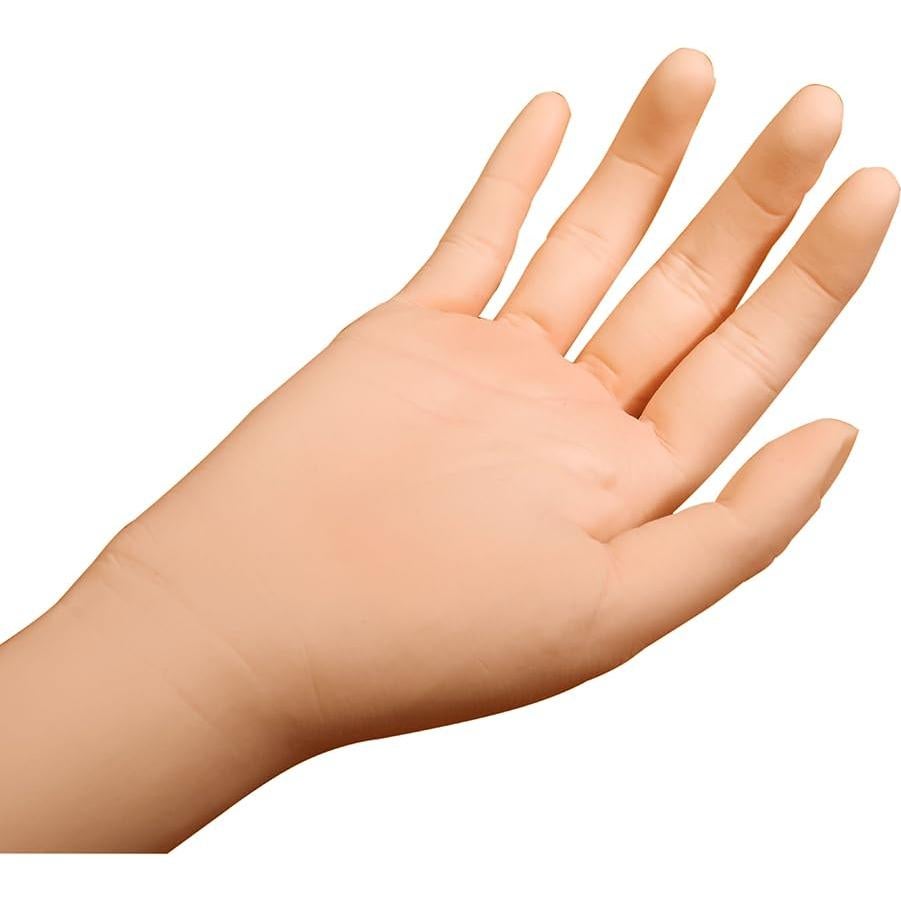 Mano de Práctica Derecha ZhuoYi para Uñas Acrílicas con Soporte