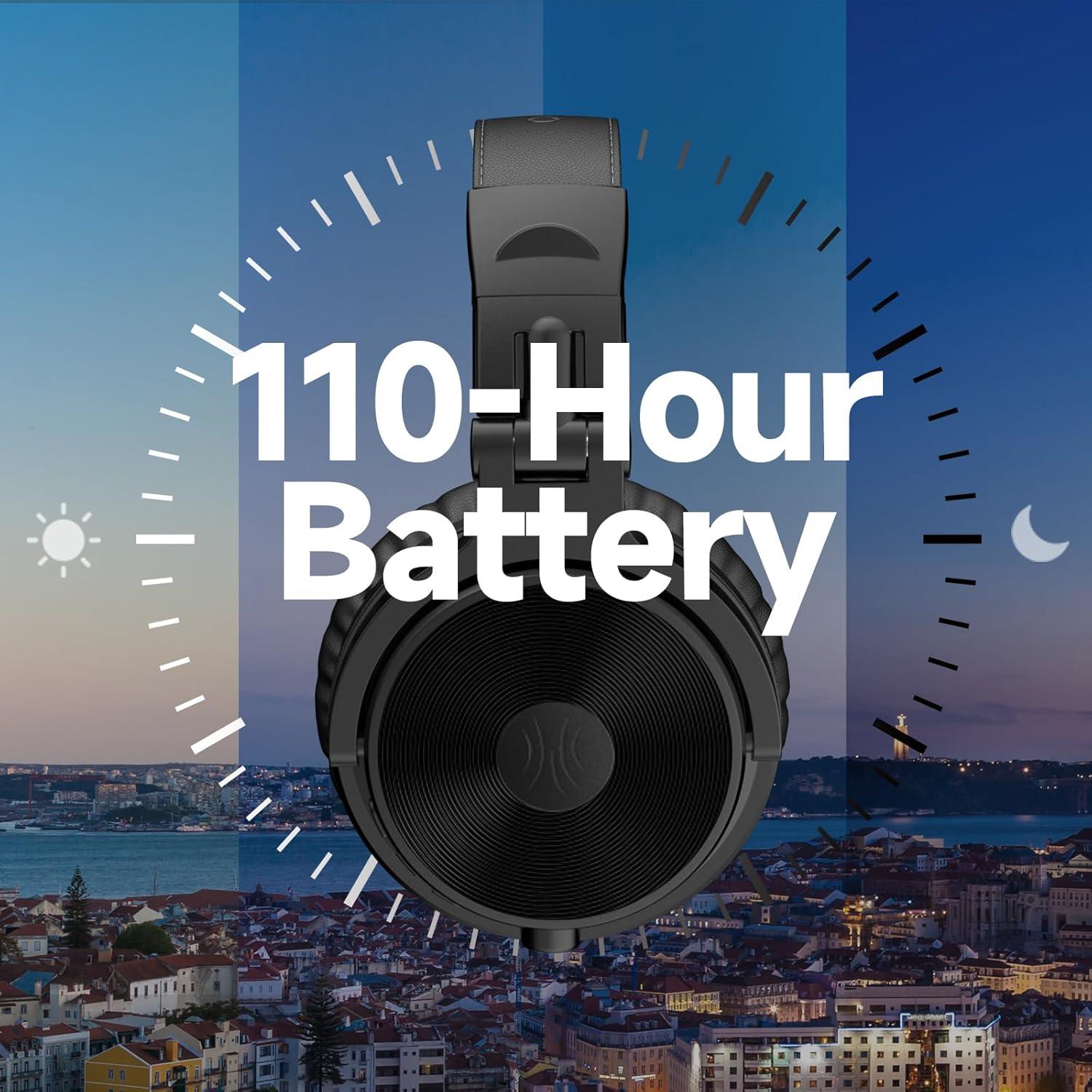 Auriculares Bluetooth OneOdio Pro C - 110 Horas Inalámbricos Rojo