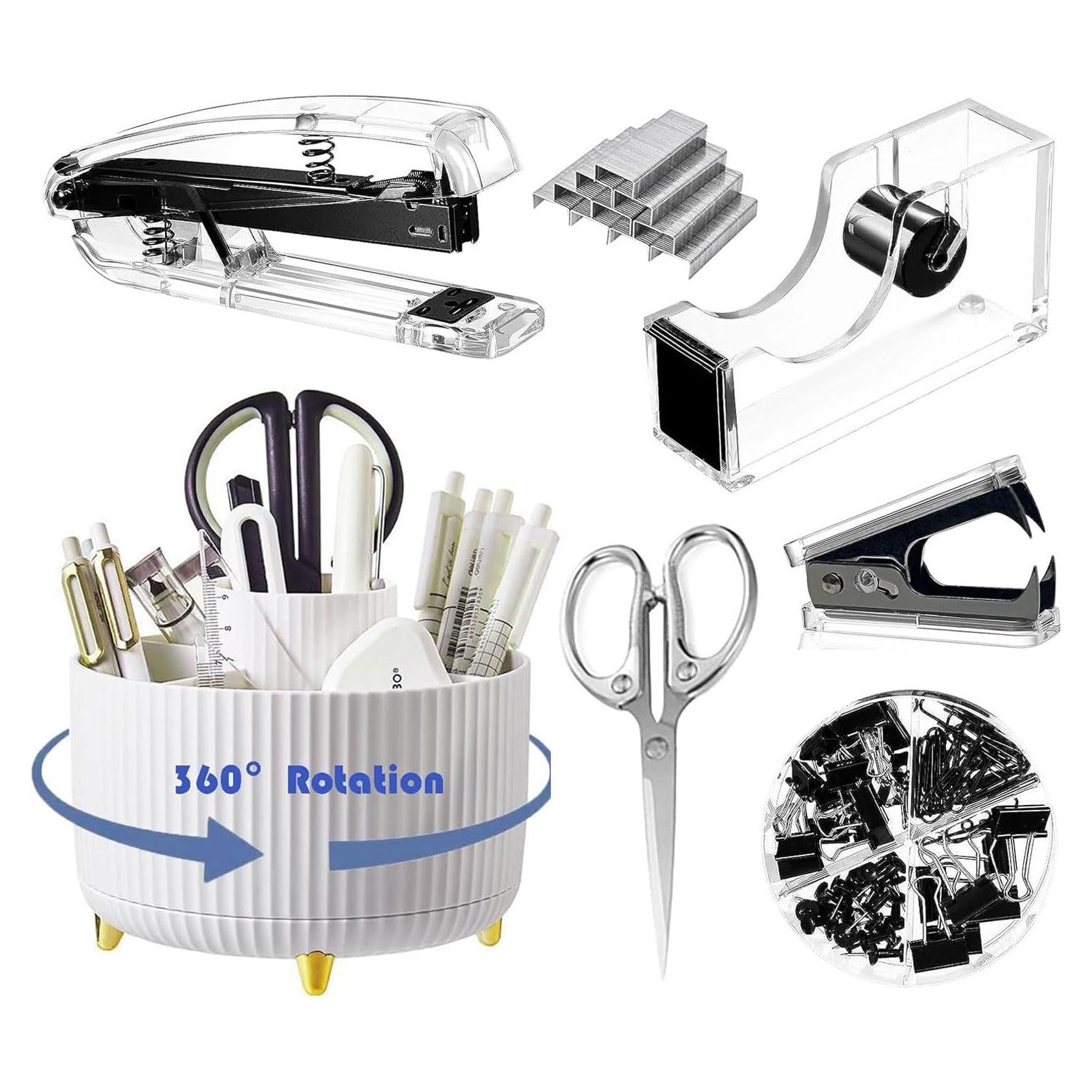 Juego de Organizadores de Escritorio Gawsey con Soporte Rotatorio