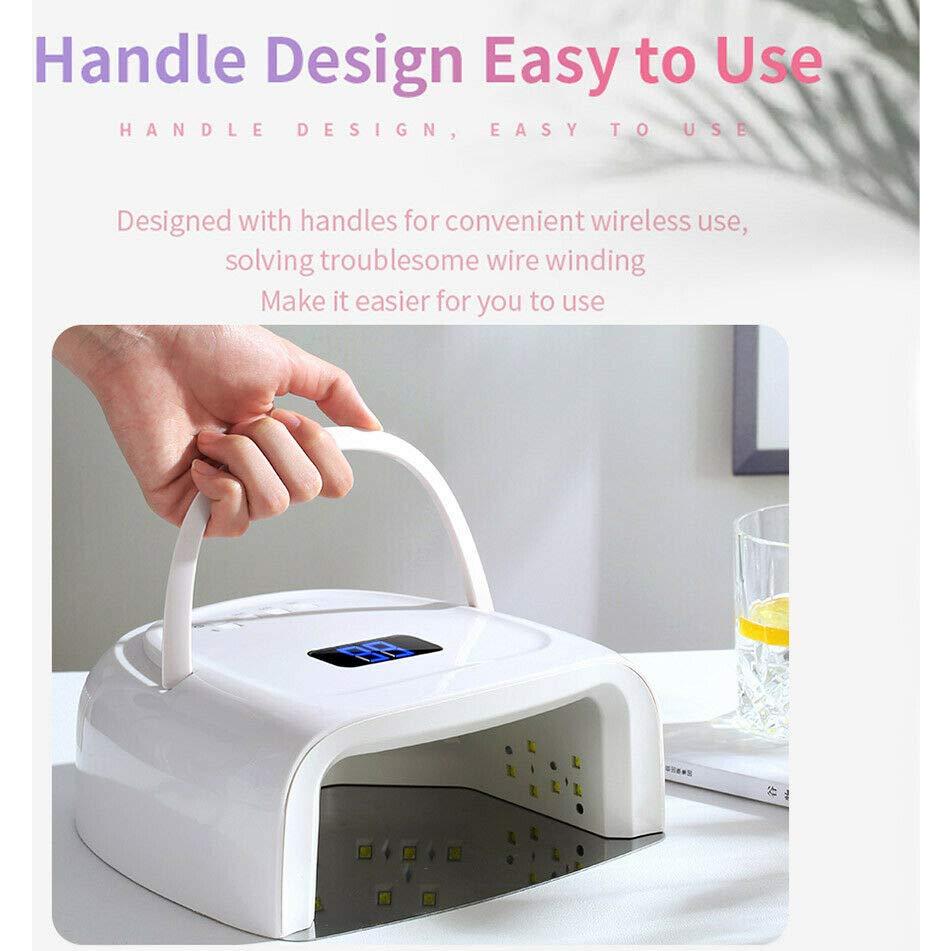 Lámpara de Uñas LED UV 60W Inalámbrica Mosquitowanan - Secado Rápido