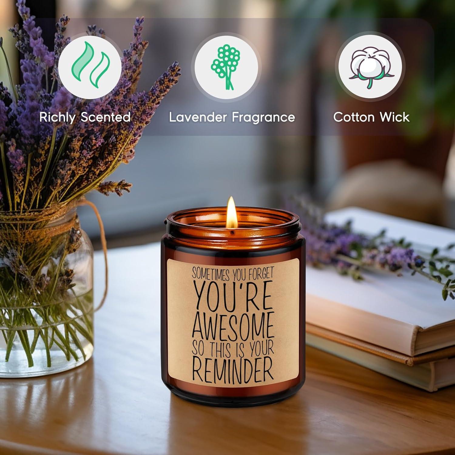 Vela Aromática GSPY 255g Lavanda - Regalo Relajante