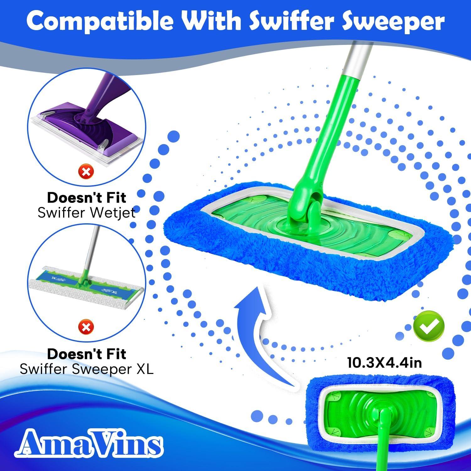 Paquete de 5 almohadillas de microfibra reutilizables AmaVins