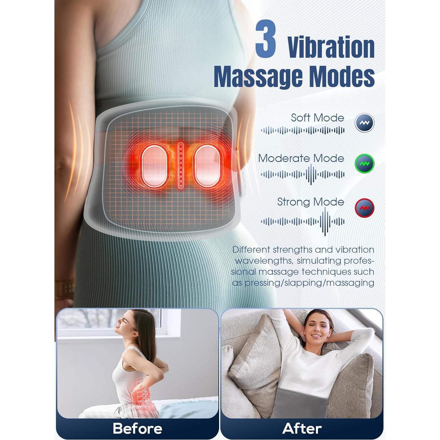 Almohadilla Térmica Inalámbrica Nsoela 28x112cm 8000mAh