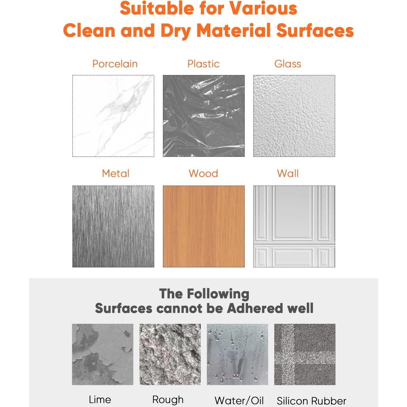 Sujetadores de Cables Autoadhesivos CableCreation 5PCS Nylon Negro