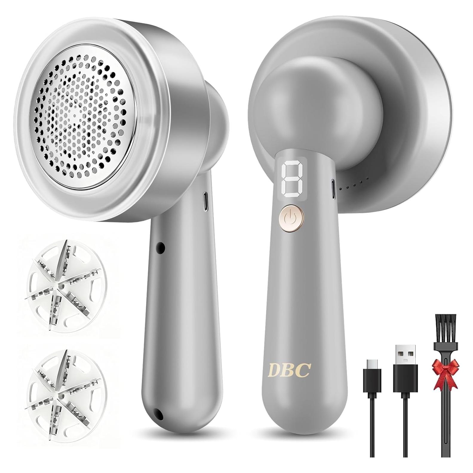 Quitapelusas DBC M8 Gris, 3 Velocidades, 6 Cuchillas, Batería