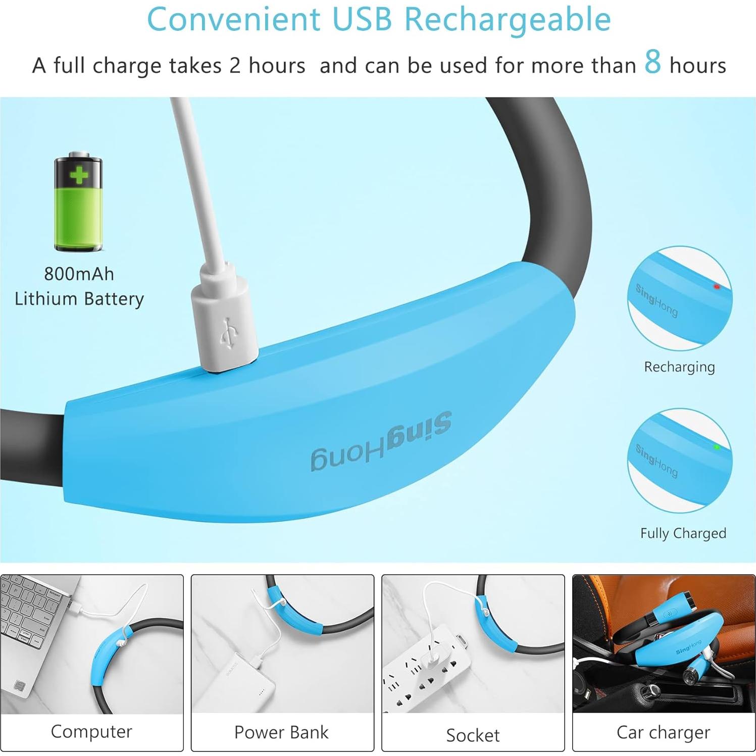 Luz de libro recargable USB Shenzhen SHNBL-B1 4 LED 3 brillos