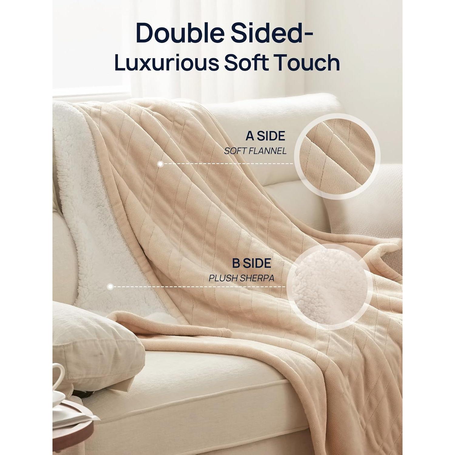 Manta Térmica Eléctrica Westinghouse 127x157.5 cm Beige