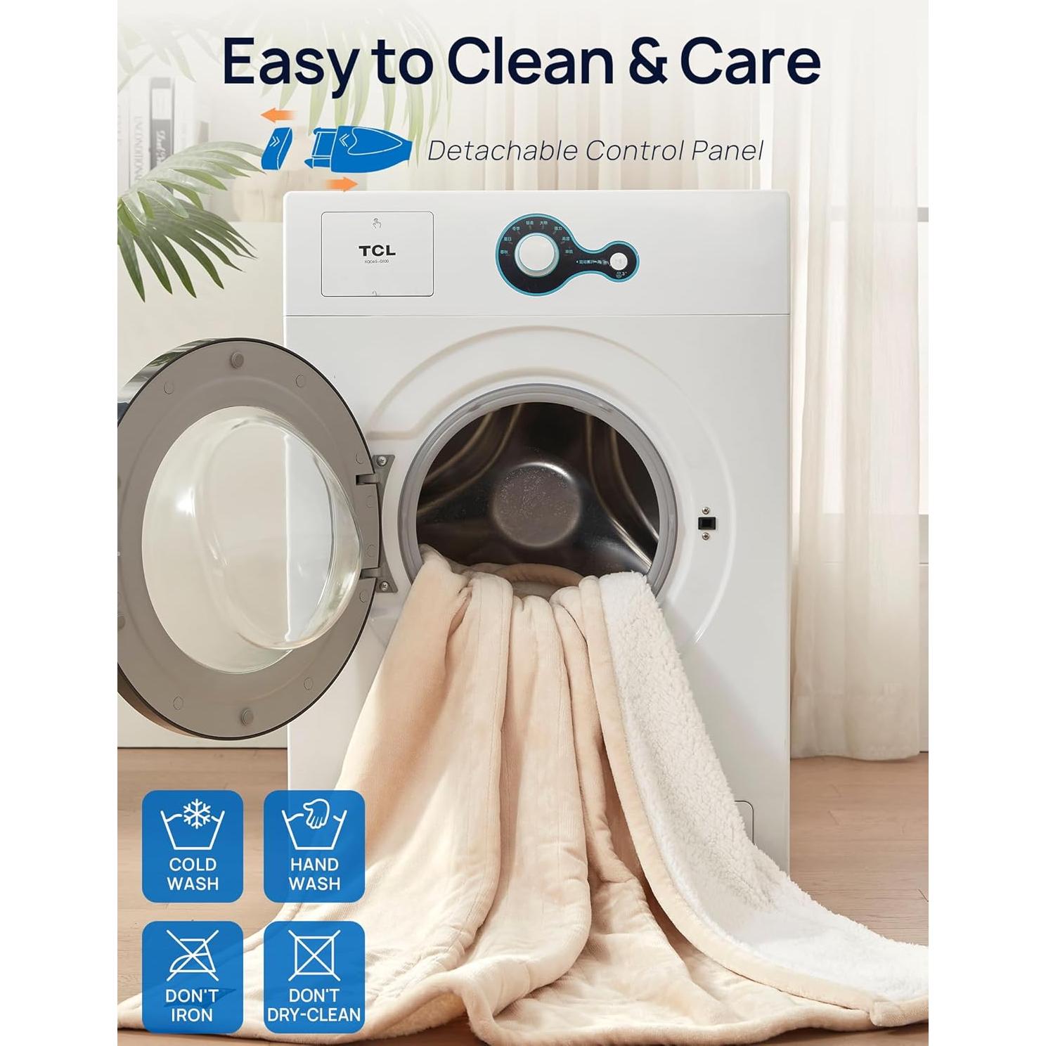 Manta Térmica Eléctrica Westinghouse 127x157.5 cm Beige