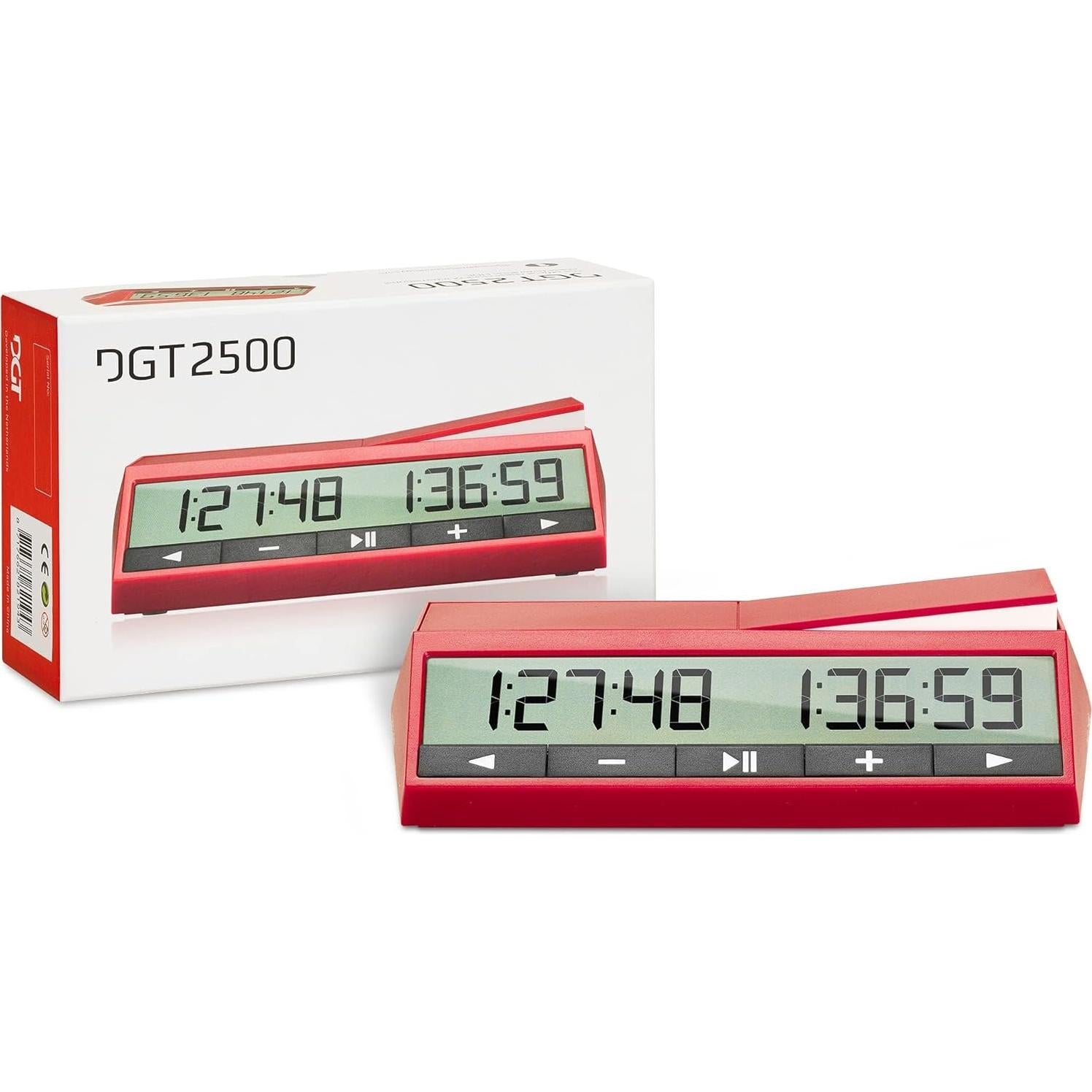 Reloj de Ajedrez Digital DGT 2500 FIDE - Rojo