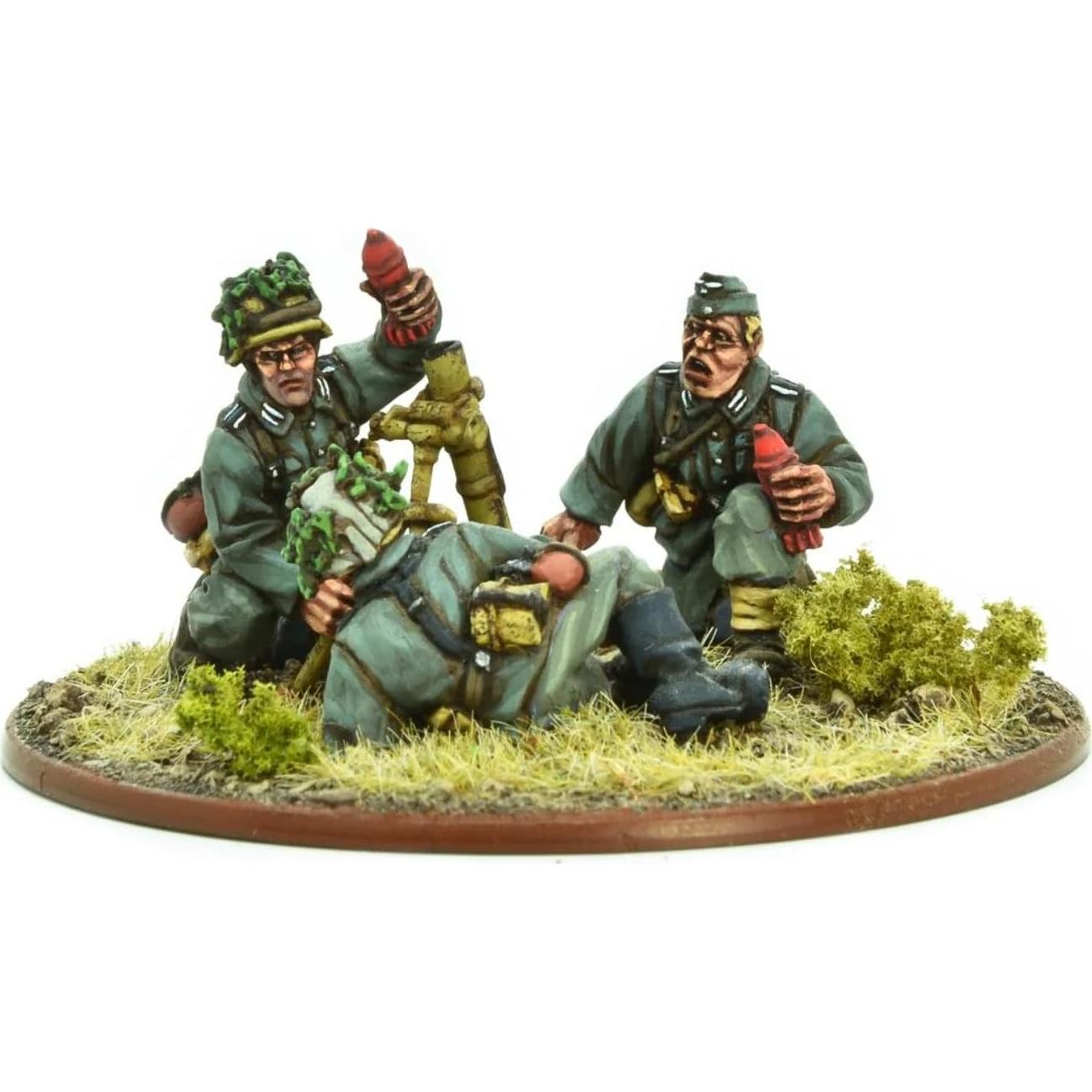 Grupo de Apoyo del Heer Alemán Warlord Games 10 Miniaturas Metal