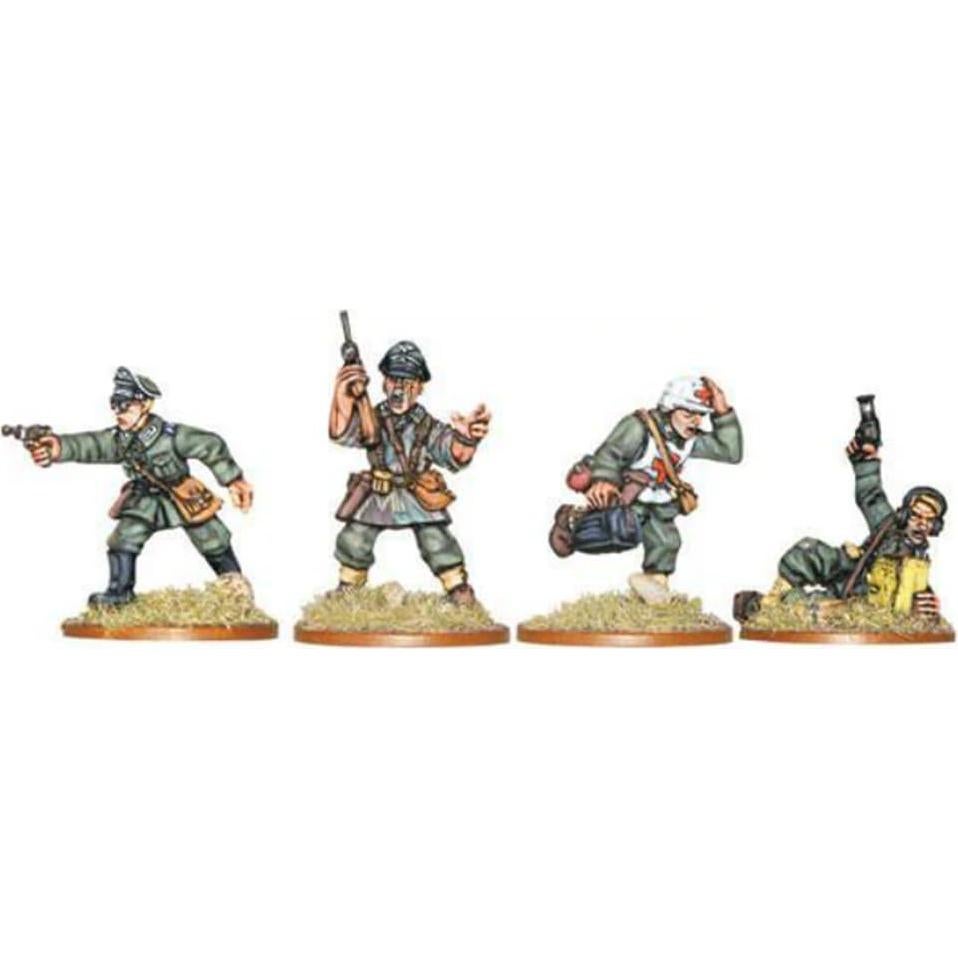 Grupo de Apoyo del Heer Alemán Warlord Games 10 Miniaturas Metal