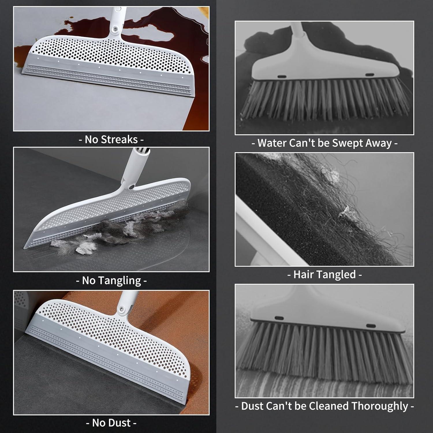 Escoba de Suelo Magic Broom Funest 30 cm Silicona 131.5 cm