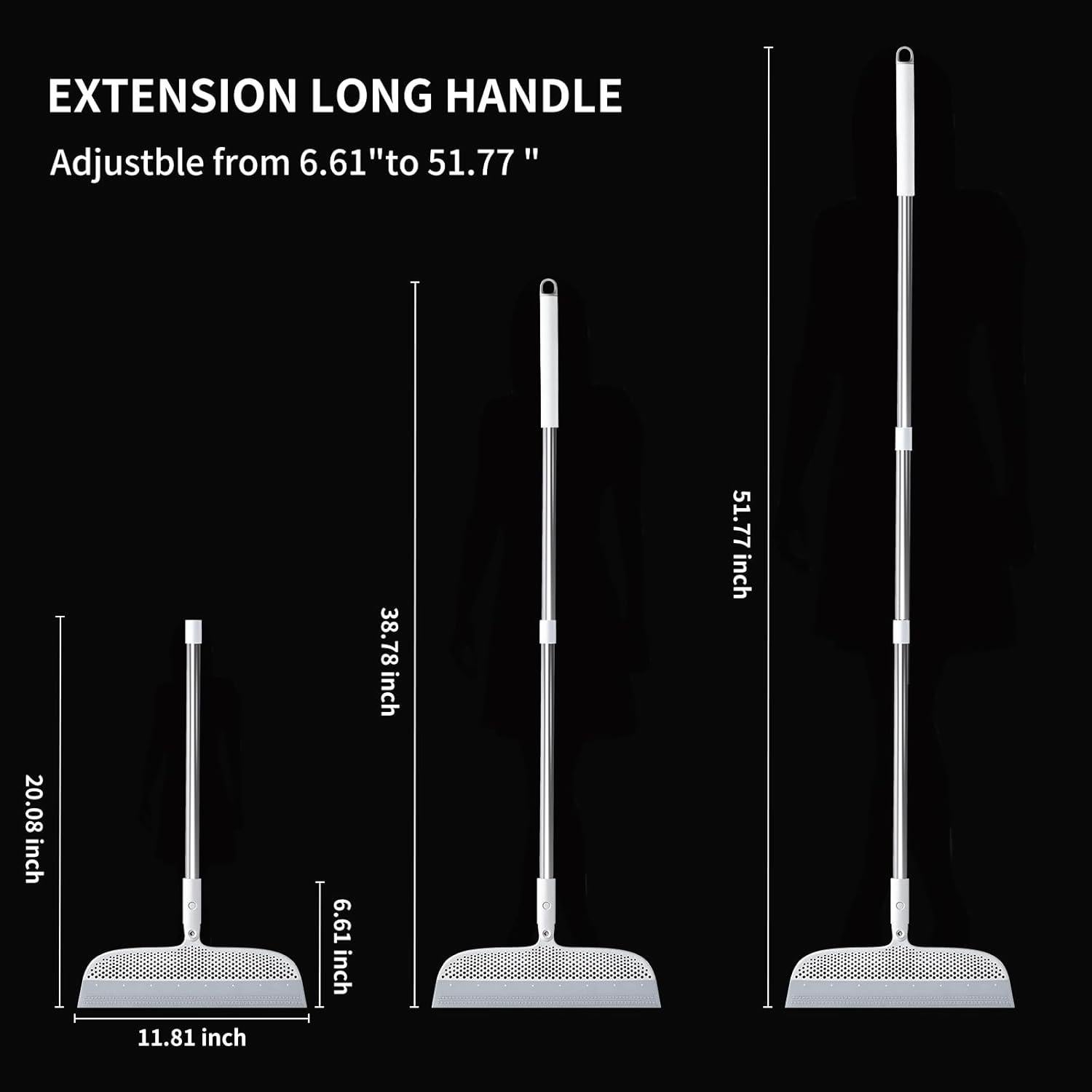 Escoba de Suelo Magic Broom Funest 30 cm Silicona 131.5 cm