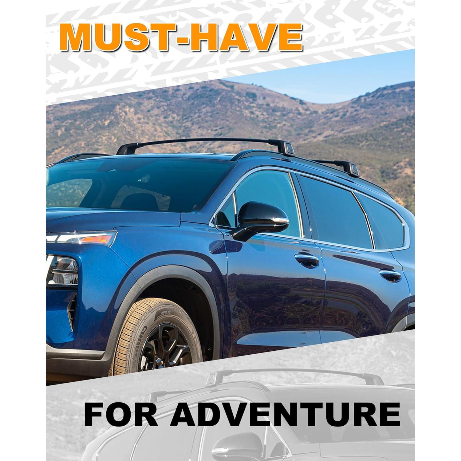 Barras Transversales Snailfly para Hyundai Santa Fe 2019-2023 75kg