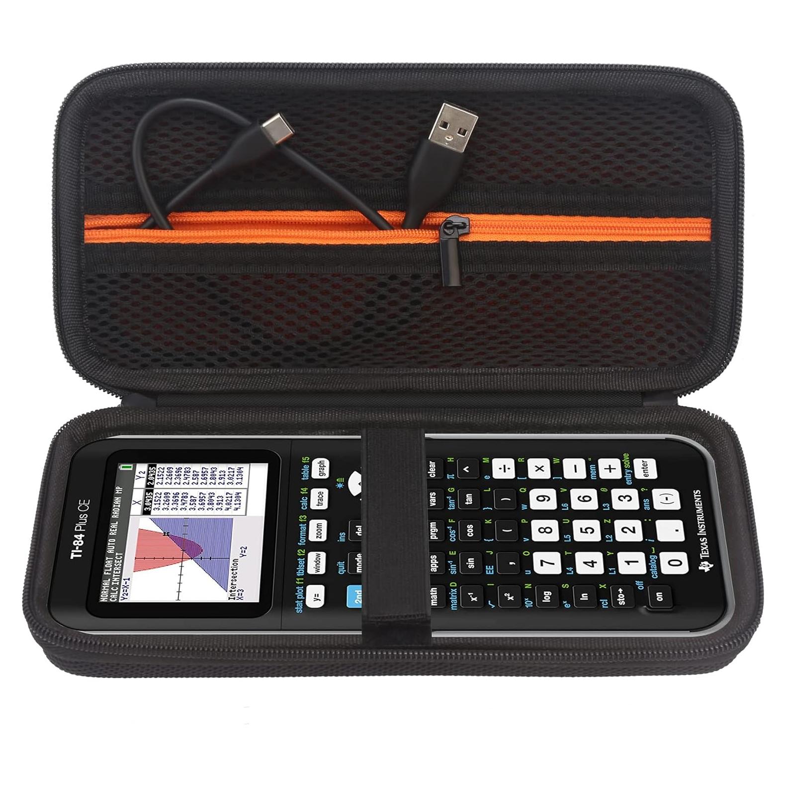 Funda Elonbo para calculadora TI-84 Plus CE, negra