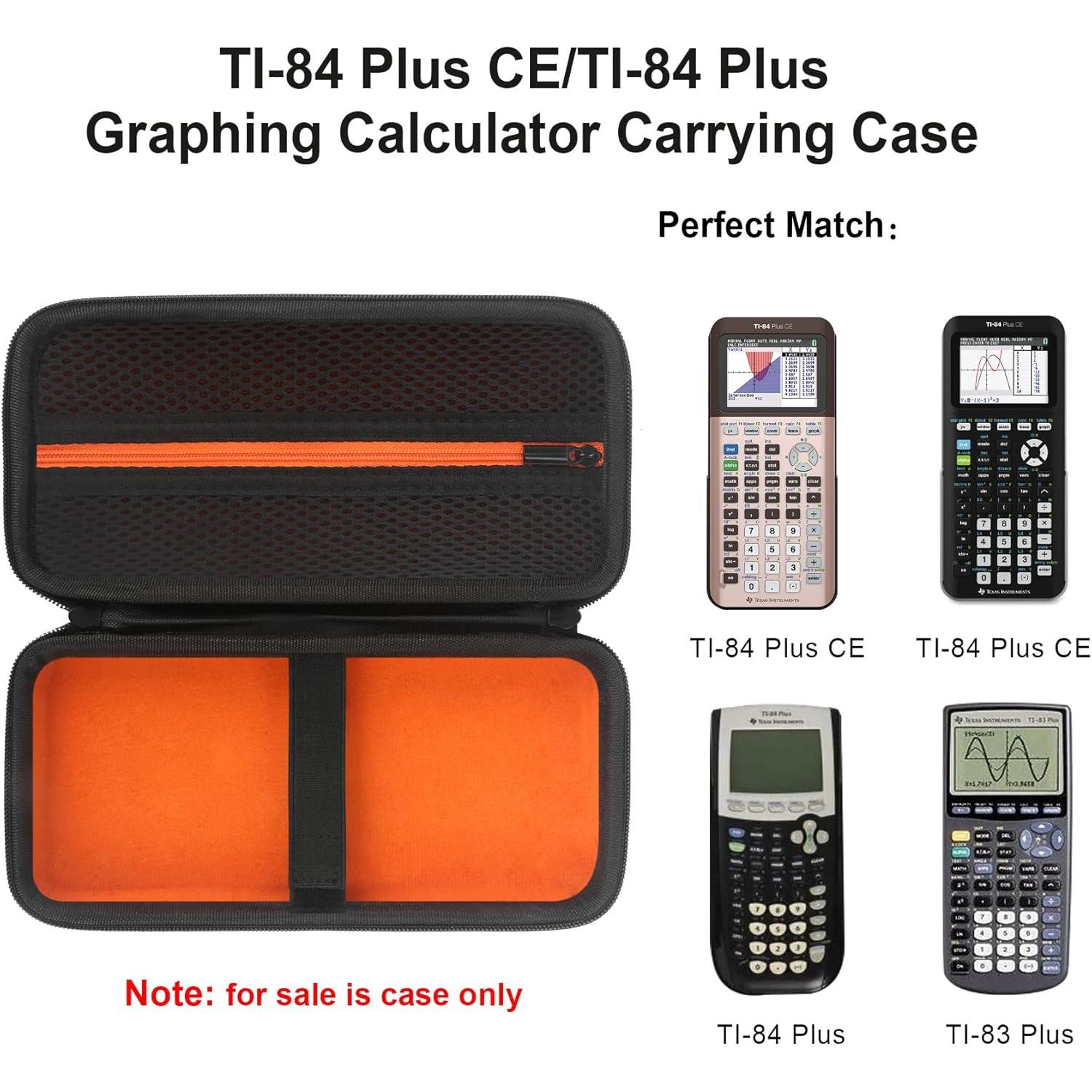 Funda Elonbo para calculadora TI-84 Plus CE, negra