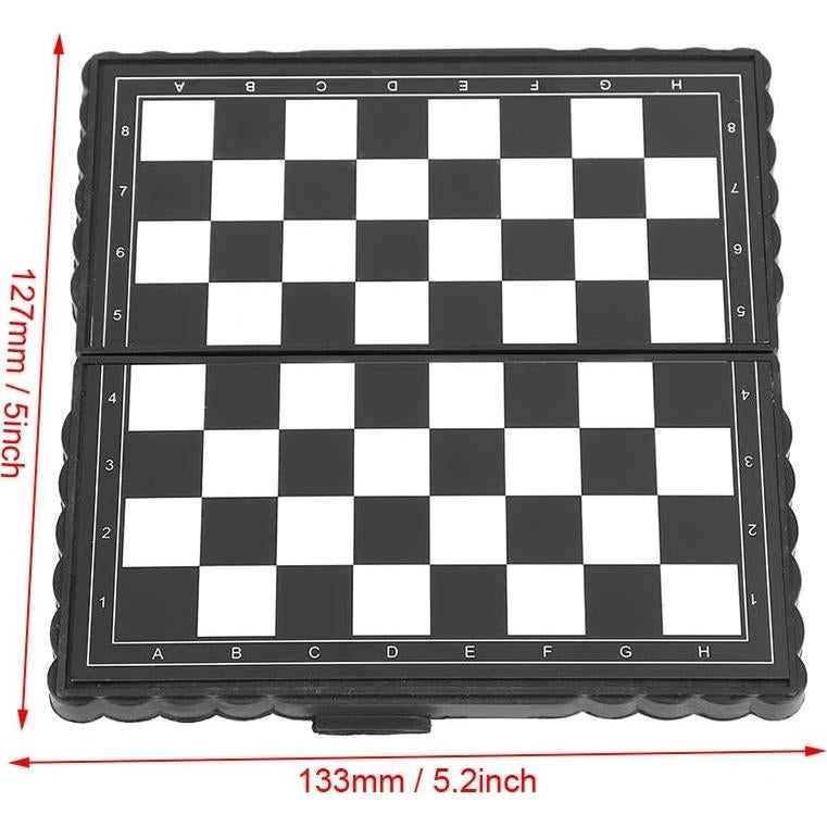 Juego de Ajedrez Magnético Portátil SJLERST 133x127mm