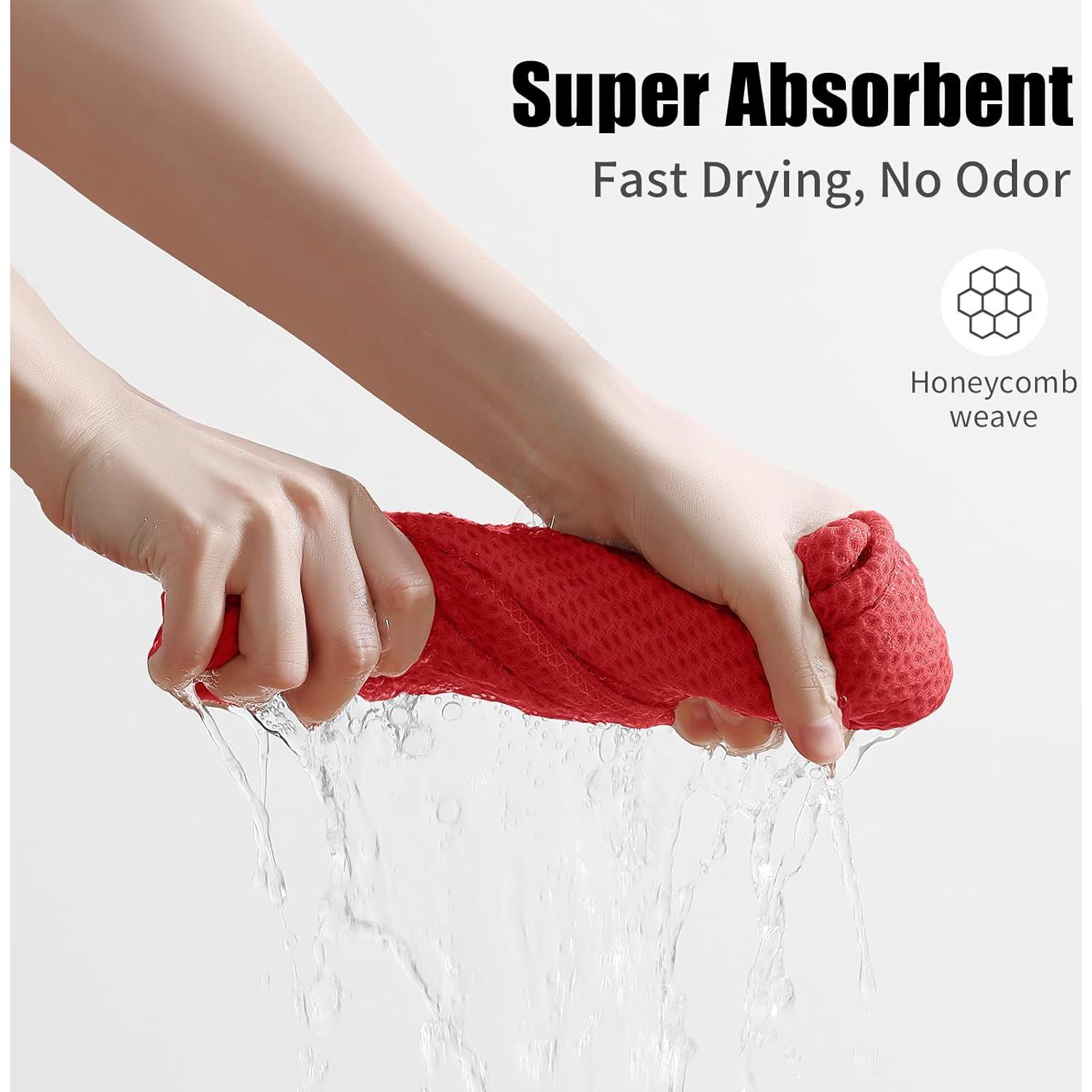 Kitinjoy Juego de Toallas de Cocina 100% Algodón 8 Piezas