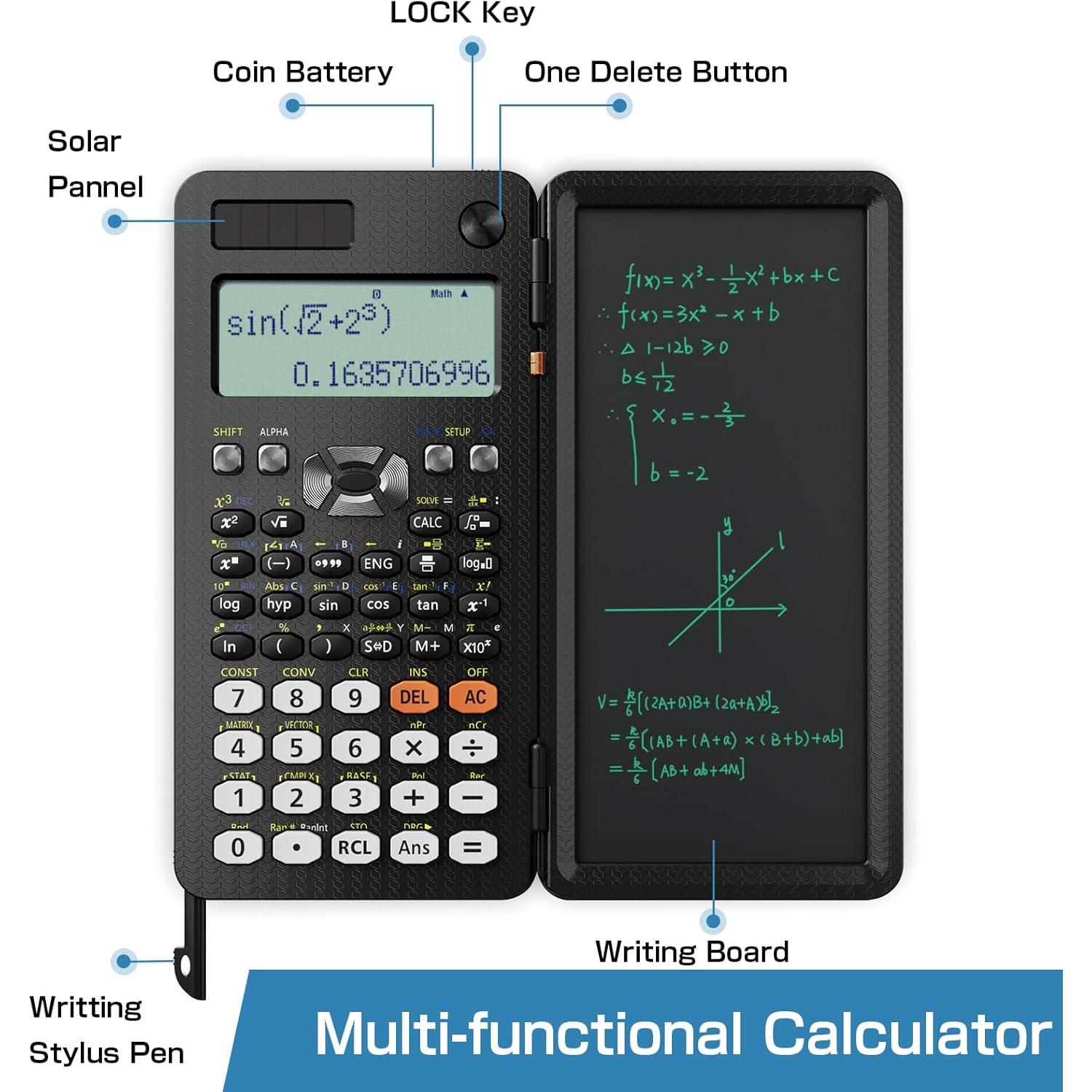 Calculadora Científica ROATEE 991ES Plus Multivista LCD
