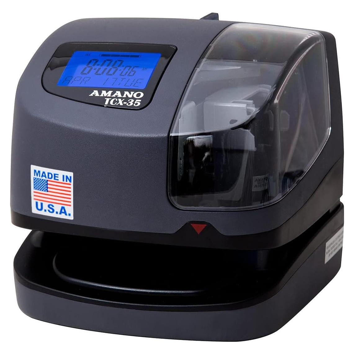 Reloj de Tiempo Electrónico AMANO TCX-35 Digital Gris