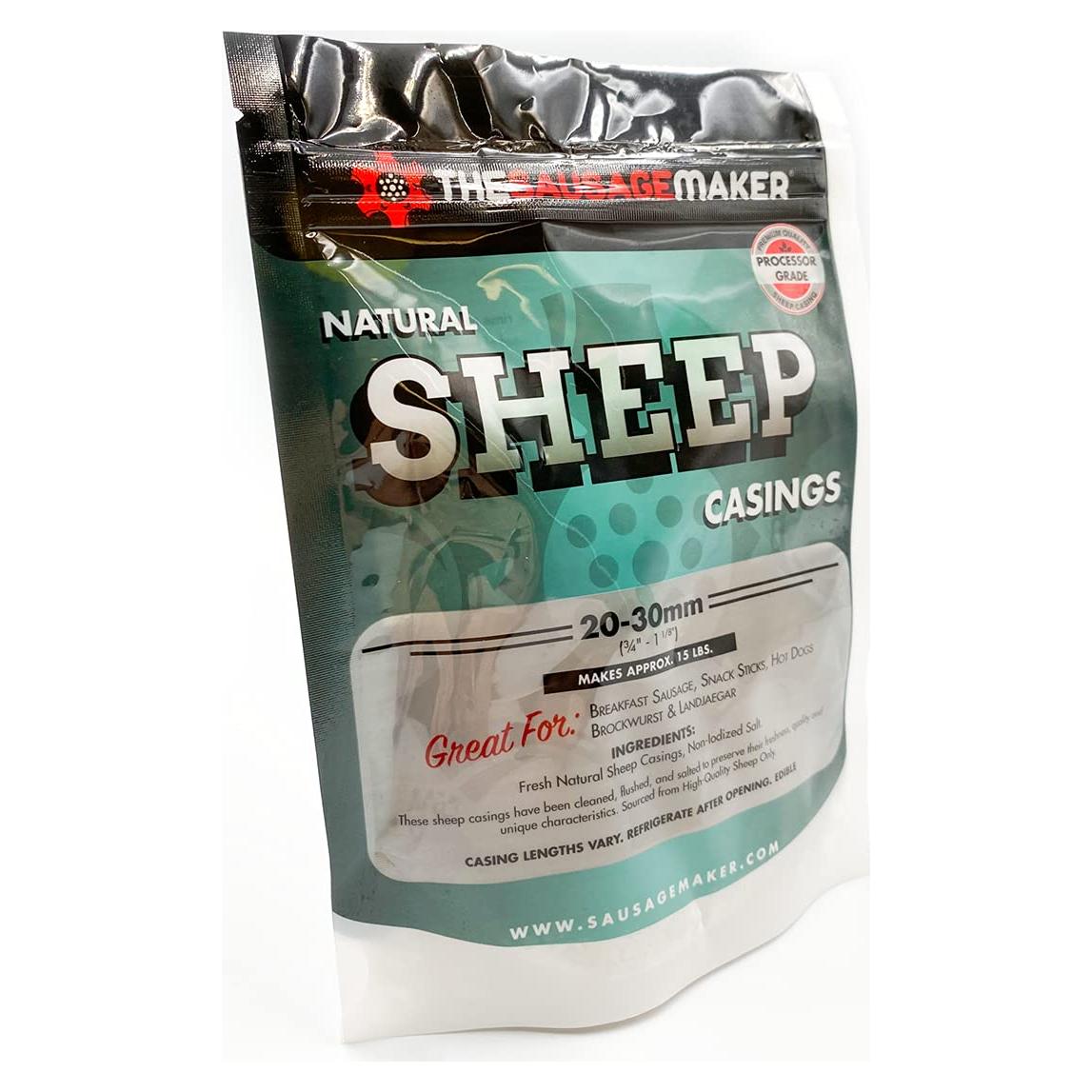 Tripas Naturales de Oveja El Fabricante de Salchichas 20-26mm