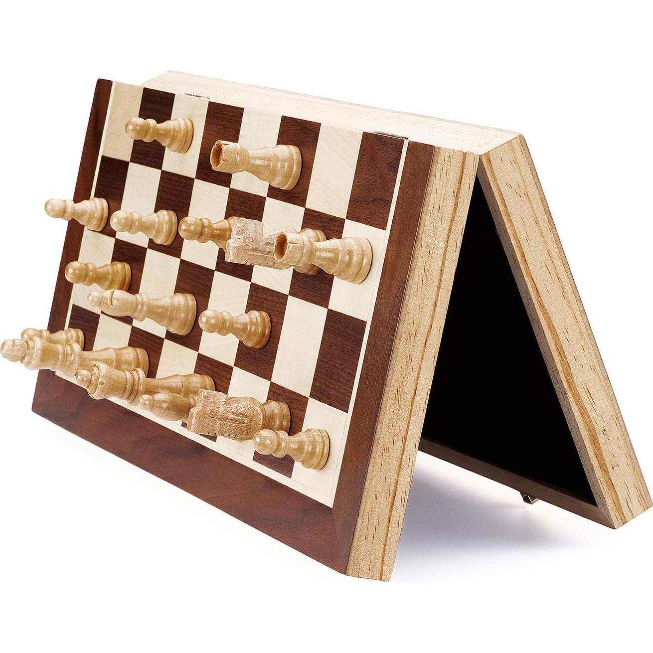 Juego de Ajedrez AMEROUS Magnético Plegable 39.6x39.6cm