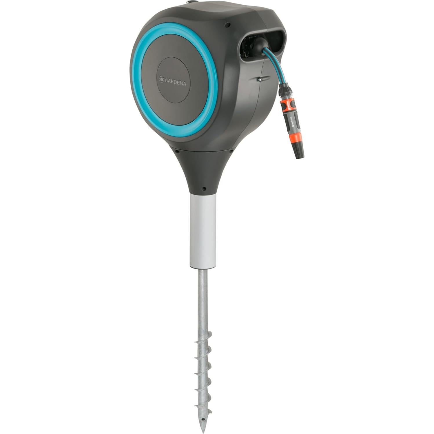 Carrete de Manguera Retráctil GARDENA 15.24 m Automático