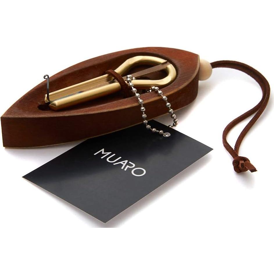 Arpa de boca MUARO modelo Jaw Harp 01 en estuche de madera