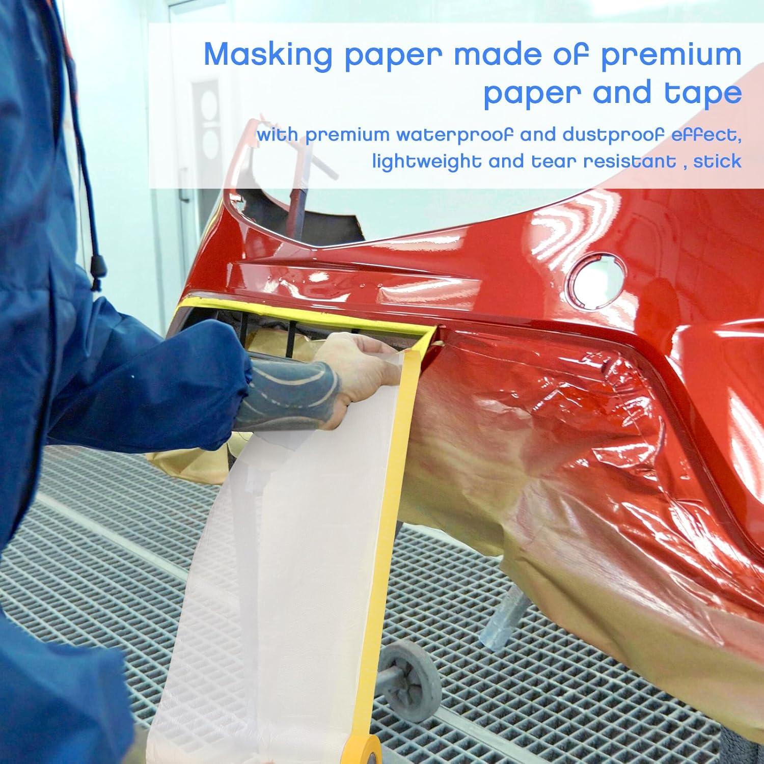 Película de Enmascarar para Pintura Seajan 9 Rollos 1.52x19.81m