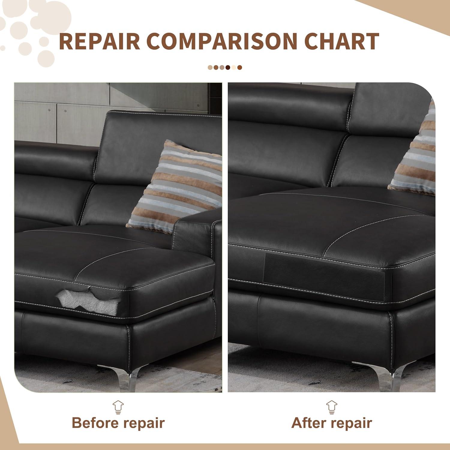 Cinta de Reparación de Cuero TIANLDD 8.9x203.2 cm Beige