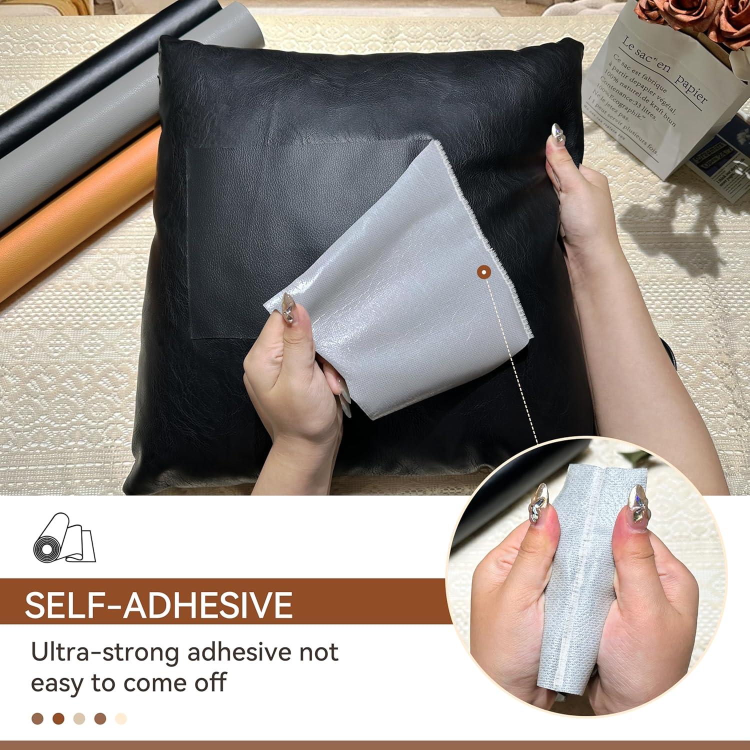 Cinta de Reparación de Cuero TIANLDD 40.64x203.2cm Autoadhesiva