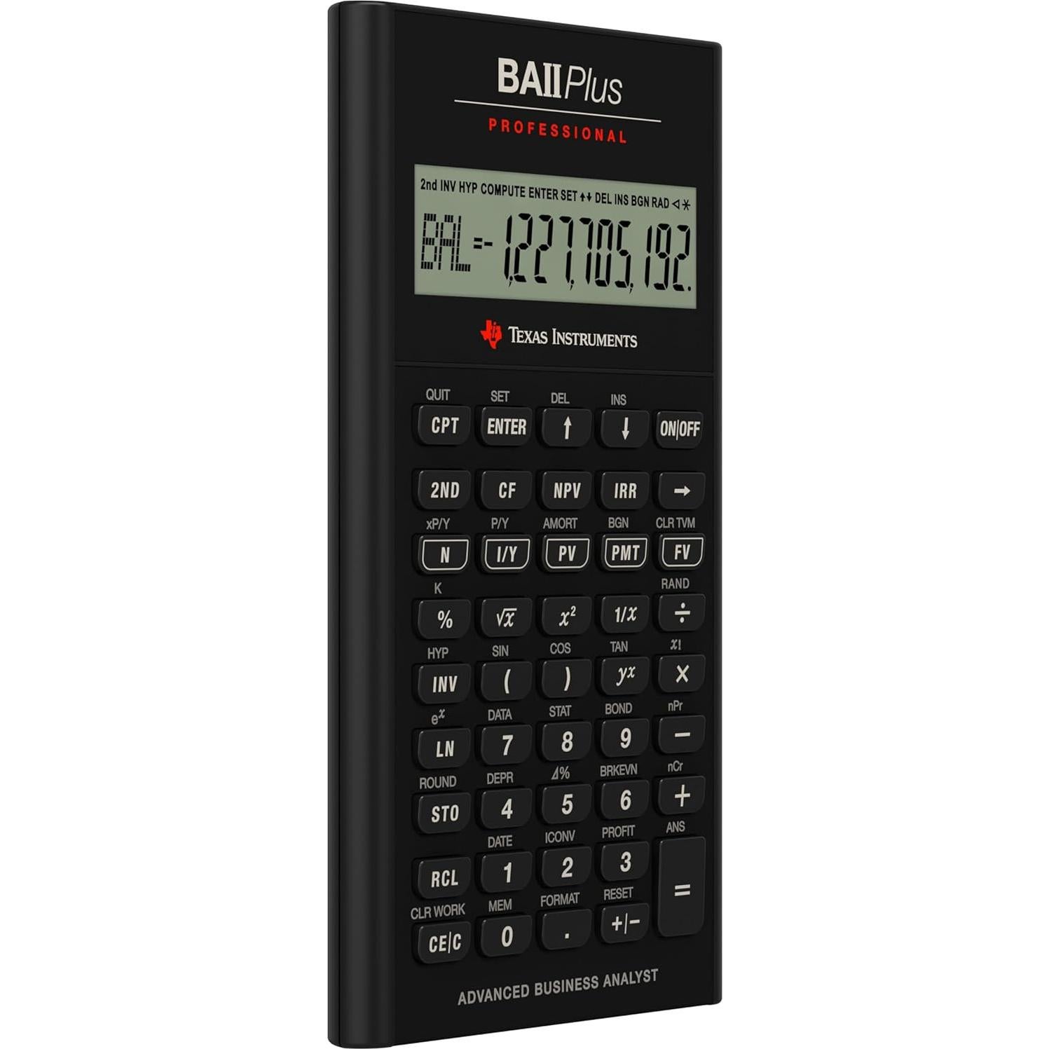 Calculadora Financiera BA II Plus Texas Instruments 24.9 cm