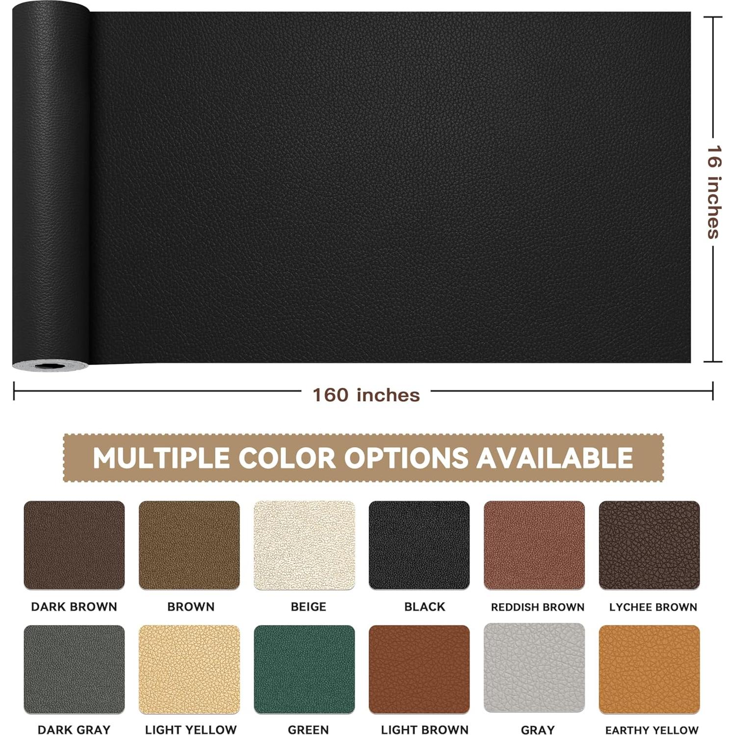 Cinta de Reparación de Cuero TIANLDD 40.6x406.4cm Autoadhesiva