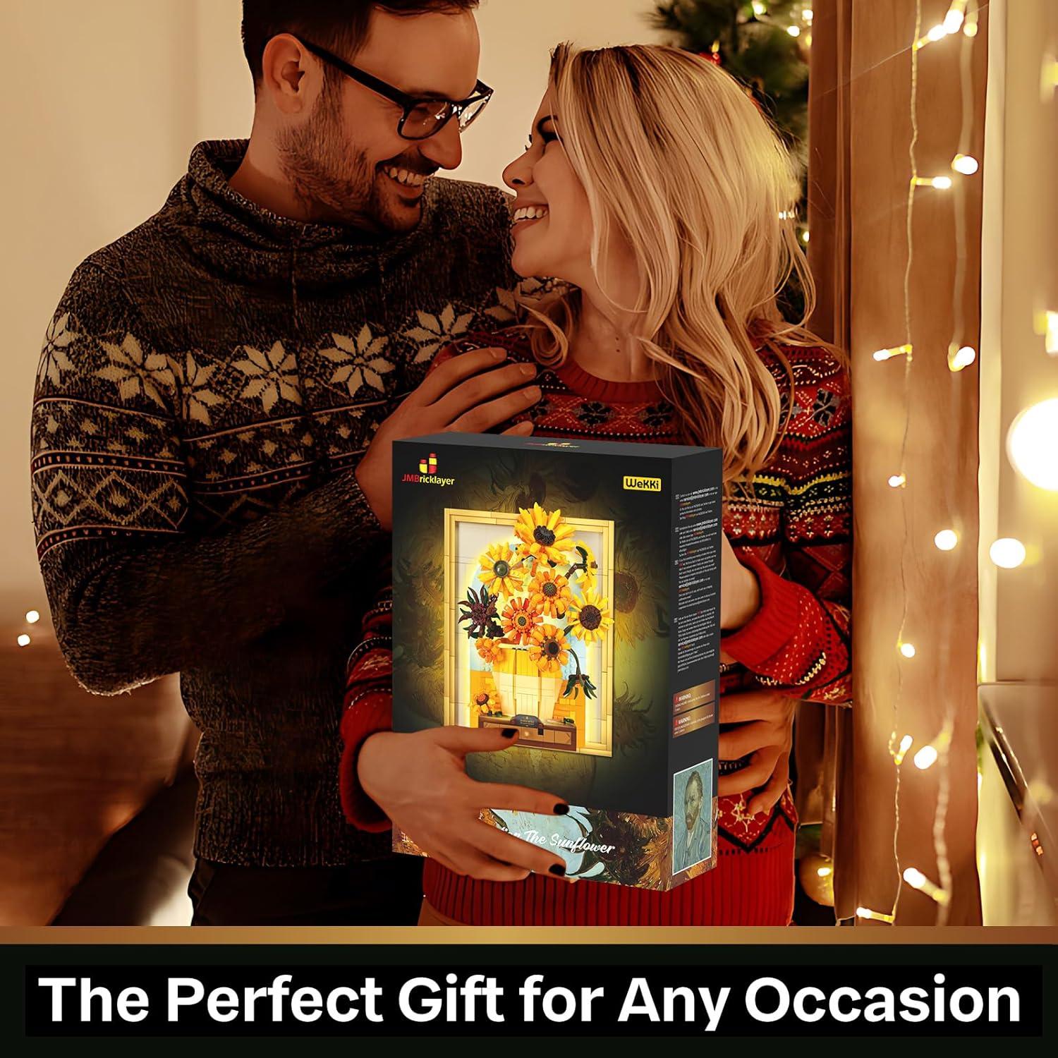 Juego de Construcción Girasoles JMBricklayer 70004 con Luz