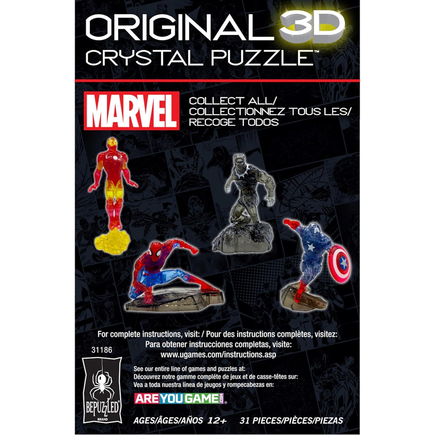 Rompecabezas 3D BePuzzled Capitán América 14.6x9.5 cm